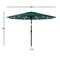 Nature Spring Nature Spring 10 Foot Patio Umbrella LED Lights, Green 918332NFZ - alternate 2
